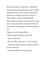 Kết hợp sức mạnh của Google Docs và MS Office pdf