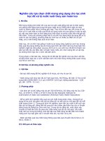 Nghiên cứu lựa chọn chất mang ưng dụng cho lọc sinh học để xử lý nước nuôi doc