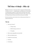 Thể thao võ thuật – Đấu vật potx