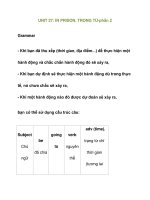 UNIT 27: IN PRISON. TRONG TÙ-phần 2 potx
