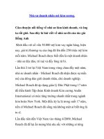 Nhà sư doanh nhân mê kim cương. potx