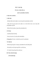 Giáo án hóa học lớp 12 chương trình nâng cao - Bài 9 pdf