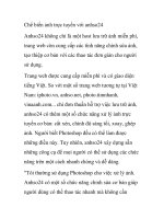 Chế biến ảnh trực tuyến với anhso24 doc