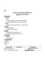 Giáo án hóa học lớp 11 - Bài 31 ppt