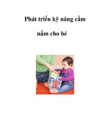 Phát triển kỹ năng cầm nắm cho bé potx