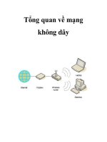 Tổng quan về mạng không dây pptx