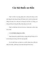 Các bài thuốc an thần ppsx