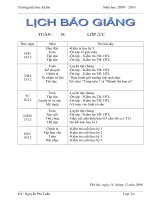 GIÁO ÁN LỚP 2 TUẤN 18