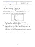 Đề thi ôn tập môn Toán lớp 10 - Đề số 18 potx