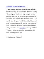 4 giao diện cực đỉnh cho Windows 7 docx