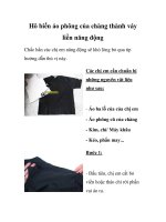 Hô biến áo phông của chàng thành váy liền năng động doc