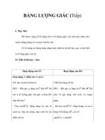 BẢNG LƯỢNG GIÁC (Tiếp) pdf