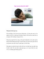 Ngủ trưa bao lâu là tốt nhất? ppsx