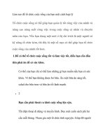 Làm sao để tổ chức cuộc sống của bạn một cách hợp lý doc