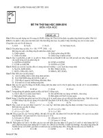 45 ĐỀ LUYỆN THI ĐẠI HỌC CẤP TỐC - (2)