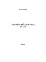 Chương trình chuyên sâu TPPT chuyên môn vật lí ppsx