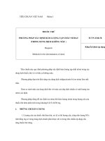 THUỐC THỬ PHƯƠNG PHÁP XÁC ĐỊNH HÀM LƯỢNG TẠP CHẤT NITRAT (TRONG DUNG DỊCH KHÔNG MÀU ) - TCVN 2318-78 pptx