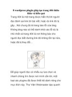 8 wordpress plugin giúp tạo trang 404 thiên thần và hiểu quả pot