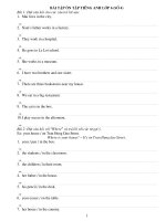 BÀI TẬP ÔN TẬP LỚP 6 SỐ 4