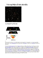 Vũ trụ(Một số bài chi tiết)