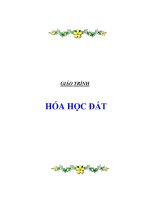 Giáo trình hóa học đất potx