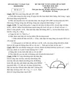 De thi thu vao THPT -3 - Hai Duong