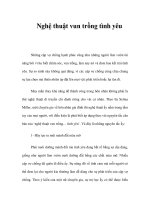 Nghệ thuật vun trồng tình yêu pps