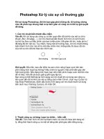 Photoshop Xử lý các sự cố thường gặp ppsx