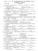 Đề thi thử đại học môn Hoá - THPT chuyên Nguyễn Bỉnh Khiêm doc