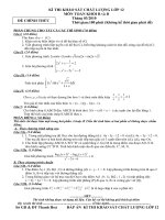 Đề thi thử ĐH môn toán 2010