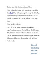Tự làm giao diện cho trang Yahoo Mash docx