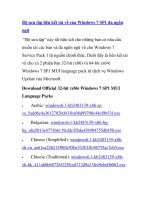 Bộ sưu tập liên kết tải về của Windows 7 pptx