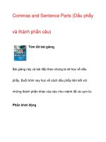 Commas and Sentence Parts ppt