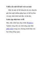 5 điều cần nhớ để lướt web an toàn ppsx