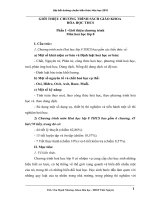 Bồi dưỡng chuẩn kiến thức Hóa 2010 - Lý thuyết pptx