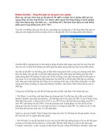 Battery Doubler - Tăng thời gian sử dụng pin của Laptop