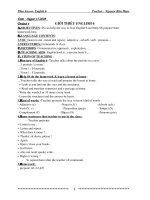 giao an tieng anh 6.7.8.9