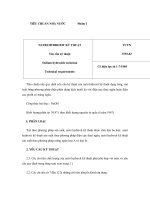 TIÊU CHUẨN NHÀ NƯỚC Nhóm I NATRI HYDROXIT KỸ THUẬT Yêu cầu kỹ thuật Sodium doc