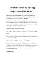 Download và cài đặt bản cập nhật SP1 cho Windows 7 Mic ppt