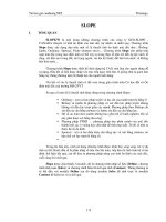 Chương trình slope dành cho ngành cầu đường pptx