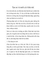 Tạo ao và nuôi cá ở khe núi ppt