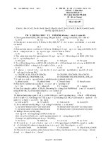 Đề thi thử đại học môn Hoá - THPT Quảng Xương 3 ppt