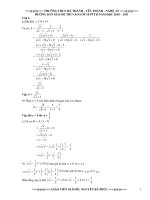 Giải chi tiết đề thi vào lớp 10 THPT năm học 2010 -2011TỈNH NGHỆ AN