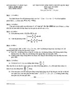 TS 10_THPT Chuyên Quốc Học HUẾ (2010-2011)