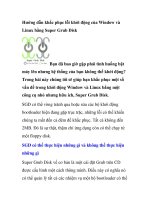 Hướng dẫn khắc phục lỗi khởi động của Window và Linux bằng Super Grub Disk pps