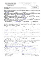 Đề thi thử đại học môn Lý năm 2011 (đề 4) pot