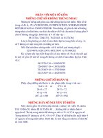 Su kỳ diệu của những con sô