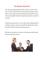 Kỹ năng giao tiếp ứng xử docx