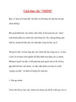 Cách làm việc Nhóm pps