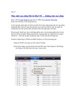 Mẹo nhỏ sao chép file từ đĩa CD ppt